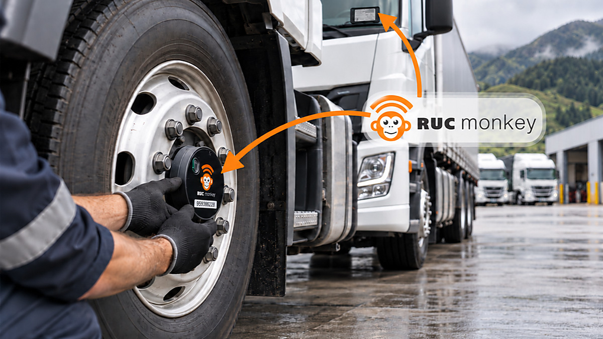 Heavy vehicle fleet visibility and control with myRUC