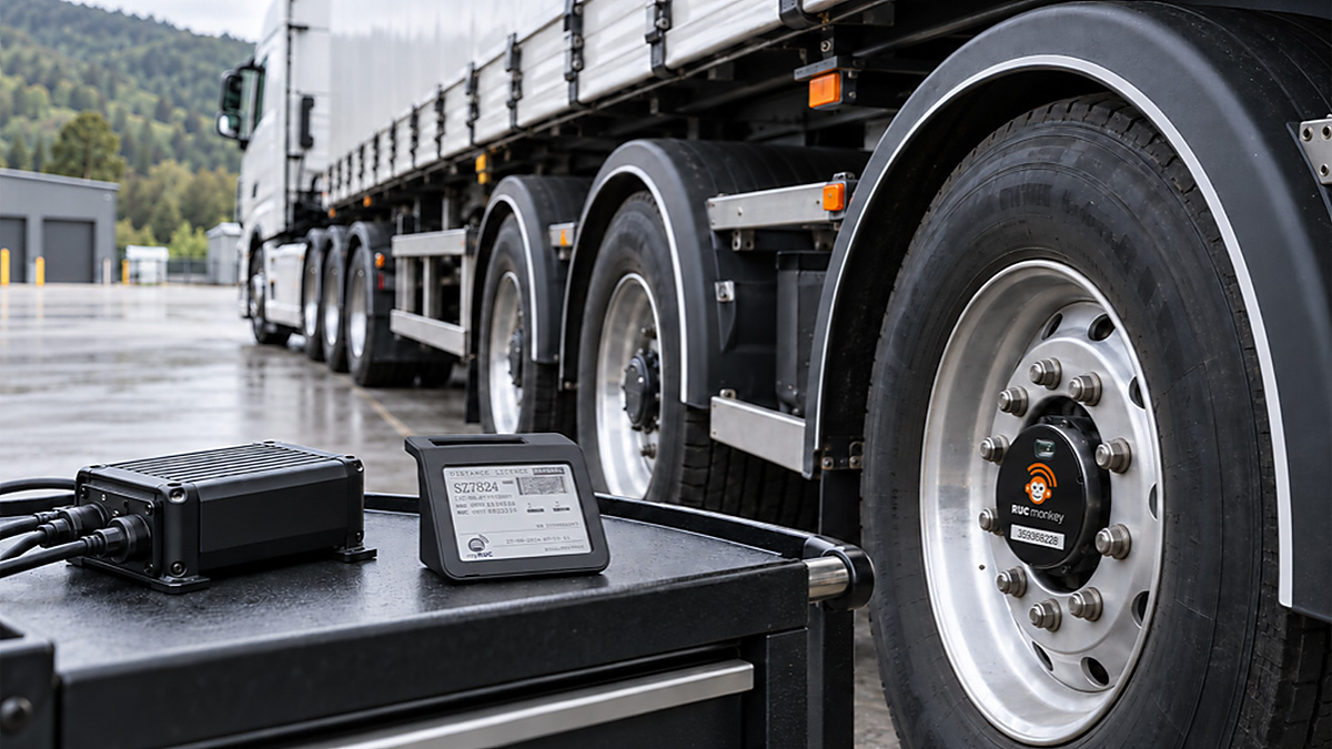 Automated eRUC administration for heavy fleet assets